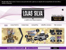 Tablet Screenshot of lojasilva.com.br